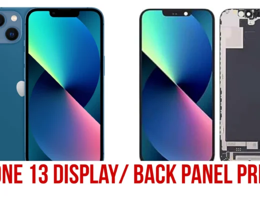 iPhone 13 Display/Screen और Back Glass Replacement Cost